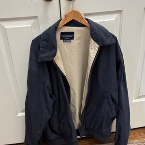 Mathaway Men's Navy Windbreaker Jacket